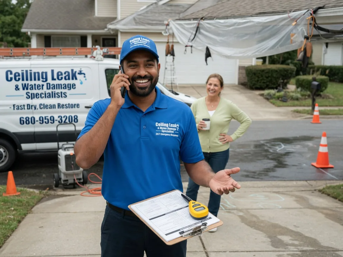 Ceiling Leak Cleanup Orient, IA FAQs